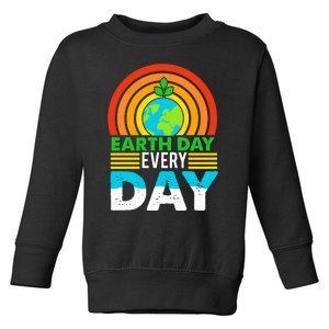 Earth Day Everyday Eco Awareness Toddler Sweatshirt