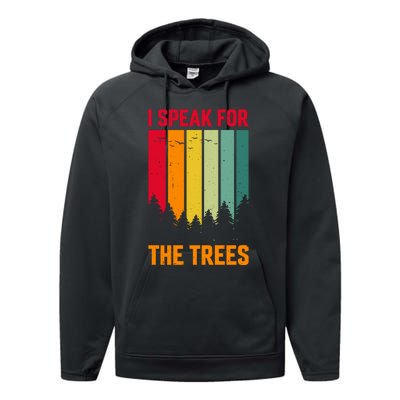 Earth Day Environmental Statement Graphic Performance Fleece Hoodie