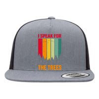 Earth Day Environmental Statement Graphic Flat Bill Trucker Hat