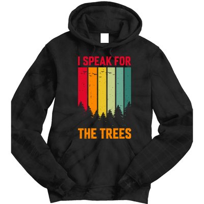 Earth Day Environmental Statement Graphic Tie Dye Hoodie