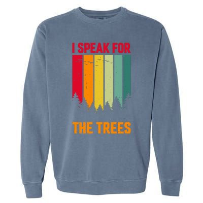 Earth Day Environmental Statement Graphic Garment-Dyed Sweatshirt