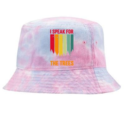 Earth Day Environmental Statement Graphic Tie-Dyed Bucket Hat