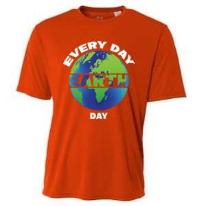 Earth Day Everyday Save The Earth Save Our Home Planet Earth Gift Cooling Performance Crew T-Shirt