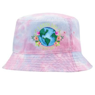 Earth Day Everyday Save The Planet Mother Earth Environt Gift Tie-Dyed Bucket Hat