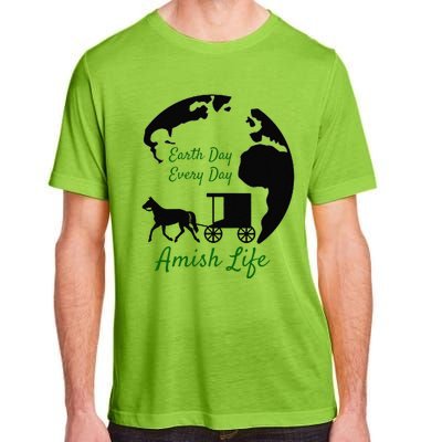 Earth Day Every Day Amish Life Adult ChromaSoft Performance T-Shirt