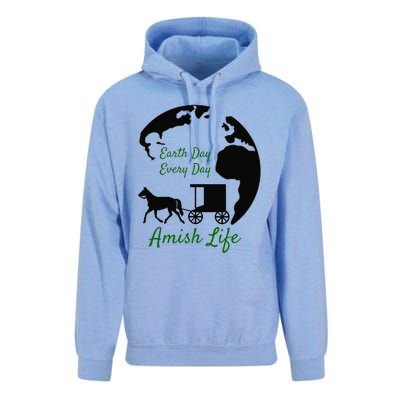 Earth Day Every Day Amish Life Unisex Surf Hoodie