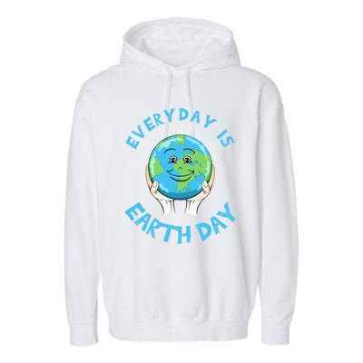 Earth Day Everyday Day Is Earth Day Climate Change Planet Gift Garment-Dyed Fleece Hoodie