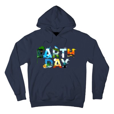 Earth Day Environmental Protection Save Tree Animals Hoodie