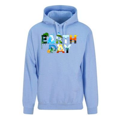 Earth Day Environmental Protection Save Tree Animals Unisex Surf Hoodie