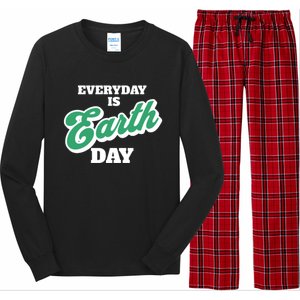 Earth Day Everyday Day Is Earth Day Climate Change Planet Meaningful Gift Long Sleeve Pajama Set