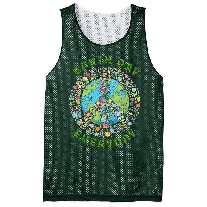 Earth Day Every Day Aesthetic Earth Day Mesh Reversible Basketball Jersey Tank