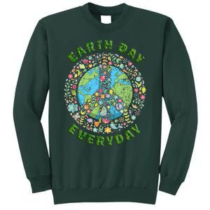 Earth Day Every Day Aesthetic Earth Day Tall Sweatshirt