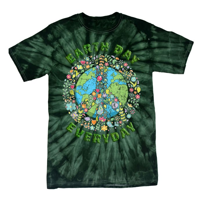 Earth Day Every Day Aesthetic Earth Day Tie-Dye T-Shirt