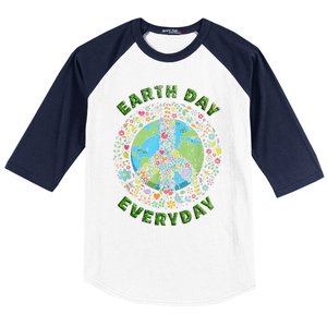 Earth Day Every Day Aesthetic Earth Day Baseball Sleeve Shirt