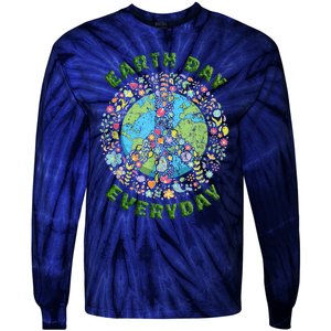 Earth Day Every Day Aesthetic Earth Day Tie-Dye Long Sleeve Shirt