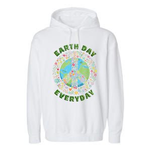 Earth Day Every Day Aesthetic Earth Day Garment-Dyed Fleece Hoodie