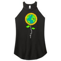 Earth Day Every Day 2024 Sunflower Restore Save Earth Women’s Perfect Tri Rocker Tank