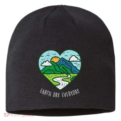 Earth Day Everyday April 22nd Environmentalist Gift Sustainable Beanie