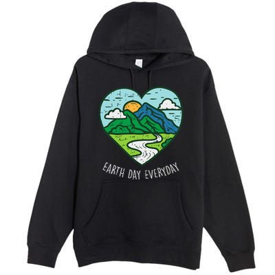 Earth Day Everyday April 22nd Environmentalist Gift Premium Pullover Hoodie