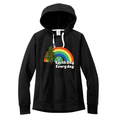 Earth Day Every Day Cute Earth Day Women's Fleece Hoodie