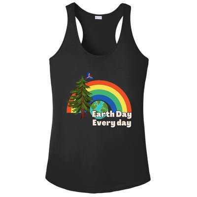 Earth Day Every Day Cute Earth Day Ladies PosiCharge Competitor Racerback Tank