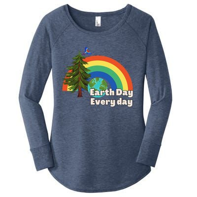 Earth Day Every Day Cute Earth Day Women's Perfect Tri Tunic Long Sleeve Shirt