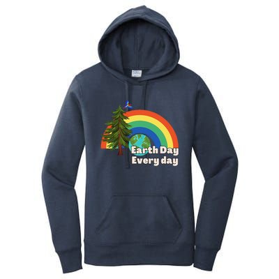 Earth Day Every Day Cute Earth Day Women's Pullover Hoodie