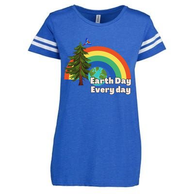 Earth Day Every Day Cute Earth Day Enza Ladies Jersey Football T-Shirt