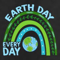 Earth Day Everyday Rainbow 7 Panel Mesh Trucker Snapback Hat