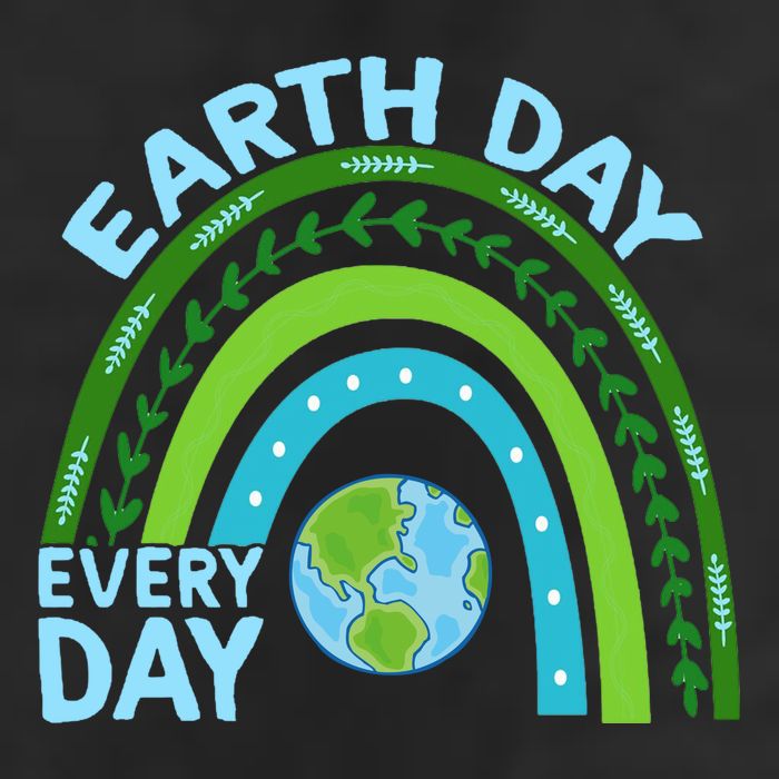 Earth Day Everyday Rainbow 7 Panel Mesh Trucker Snapback Hat