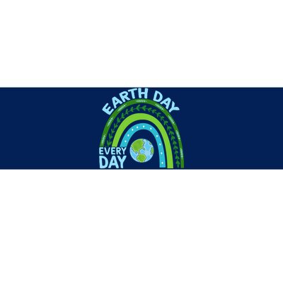 Earth Day Everyday Rainbow Bumper Sticker