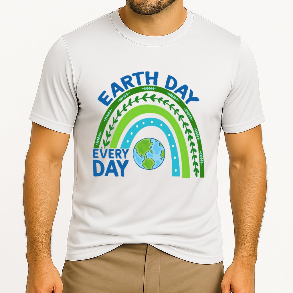 Earth Day Everyday Rainbow Cooling Performance Crew T-Shirt