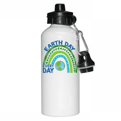 Earth Day Everyday Rainbow Aluminum Water Bottle 