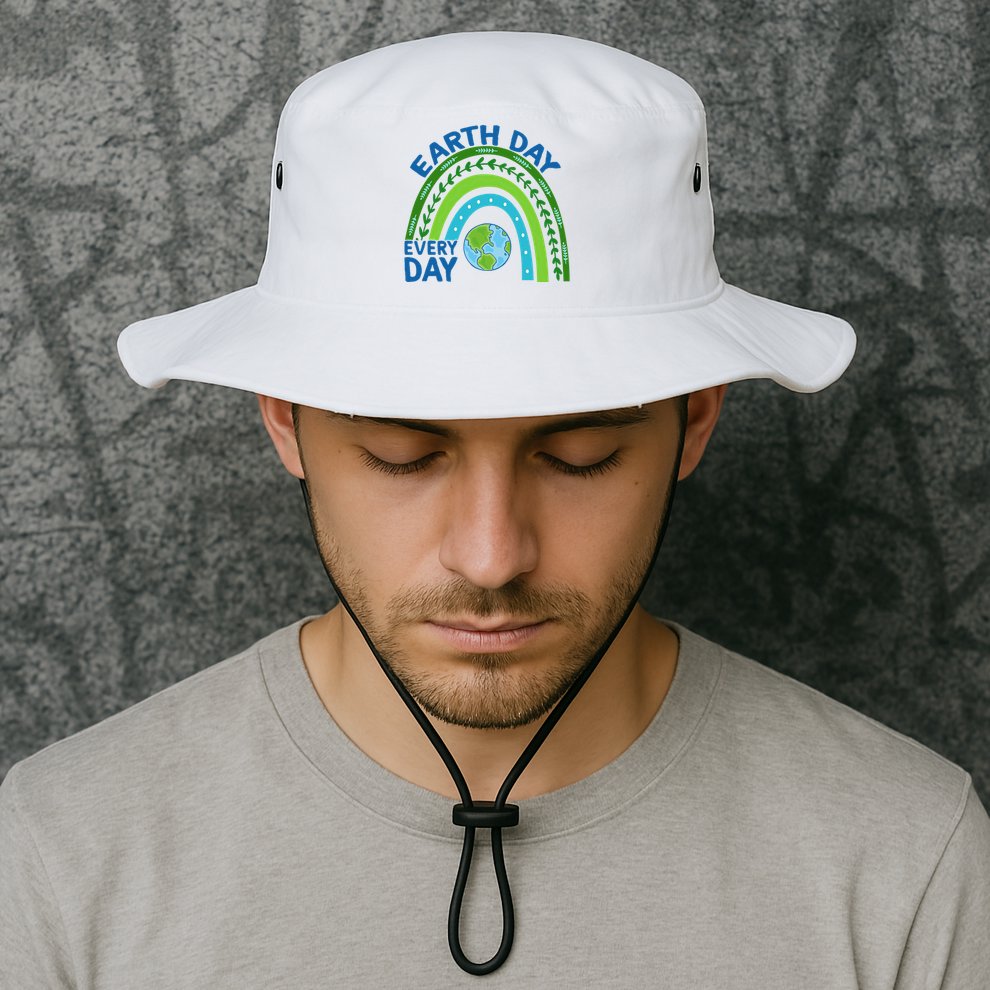 Earth Day Everyday Rainbow Bucket Hat