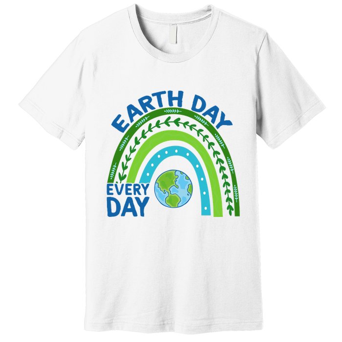 Earth Day Everyday Rainbow Premium T-Shirt