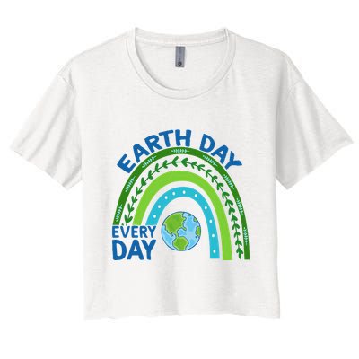 Earth Day Everyday Rainbow Crop Top
