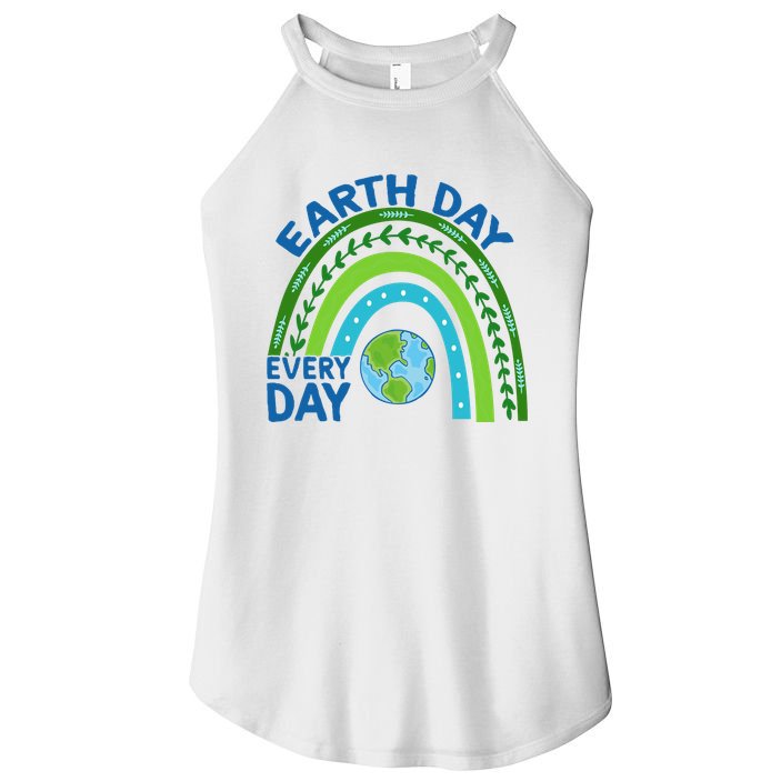 Earth Day Everyday Rainbow Women's Perfect Tri Rocker Tank