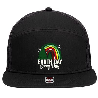 Earth Day Everyday Awareness Planet Animal Women 7 Panel Mesh Trucker Snapback Hat
