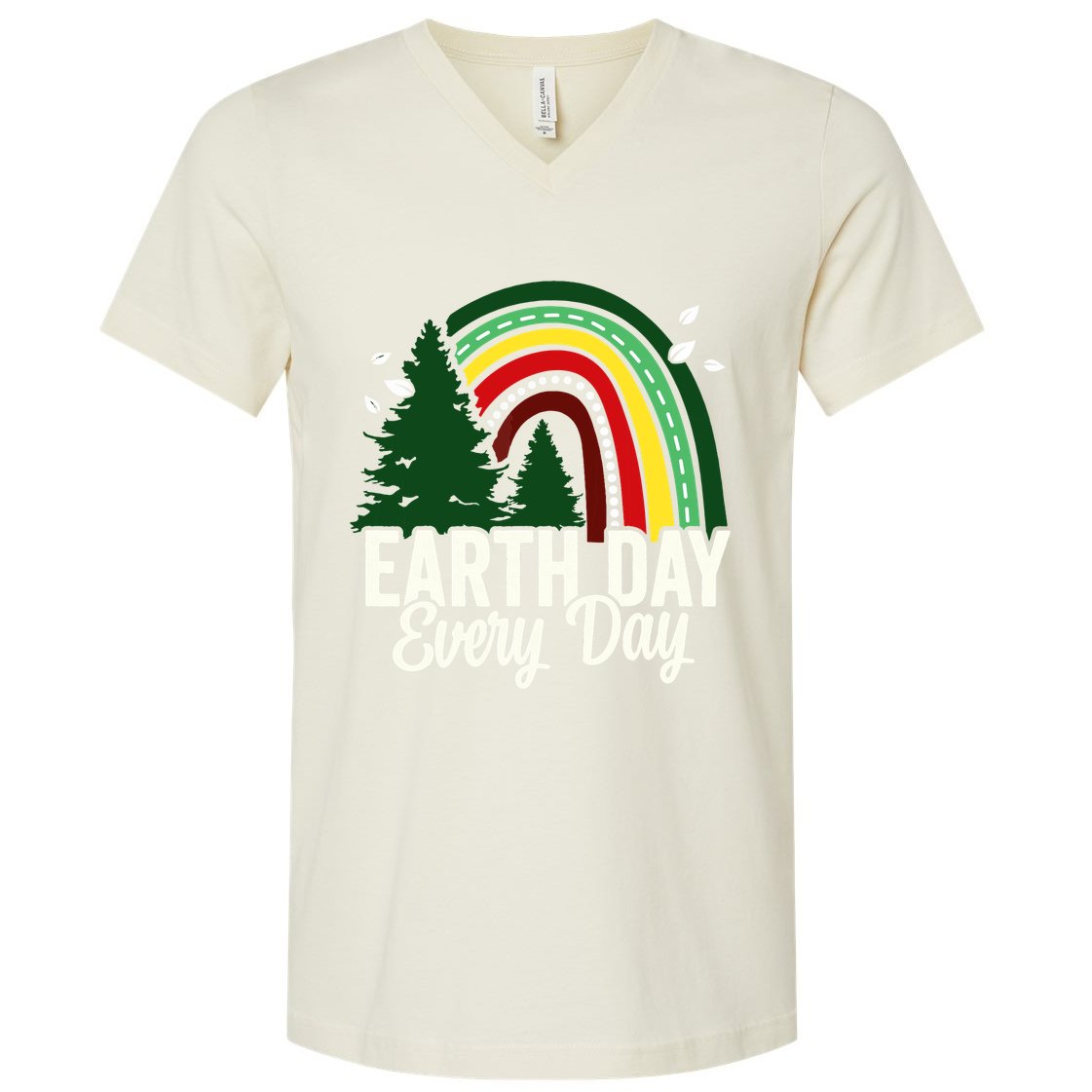Earth Day Everyday Awareness Planet Animal Women V-Neck T-Shirt