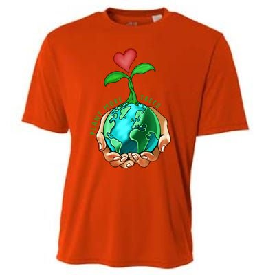 Earth Day Everyday Plant More Trees Save Our Climate Change Cool Gift Cooling Performance Crew T-Shirt