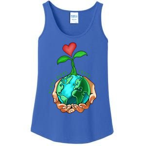 Earth Day Everyday Plant More Trees Save Our Climate Change Cool Gift Ladies Essential Tank