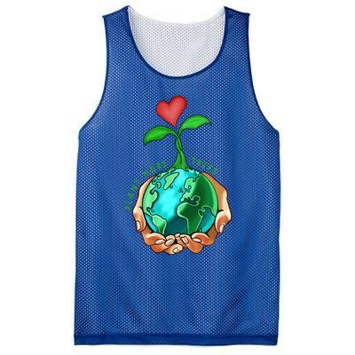 Earth Day Everyday Plant More Trees Save Our Climate Change Cool Gift Mesh Reversible Basketball Jersey Tank