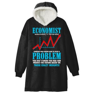 Economist Definition Hooded Wearable Blanket