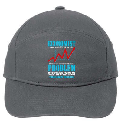 Economist Definition 7-Panel Snapback Hat