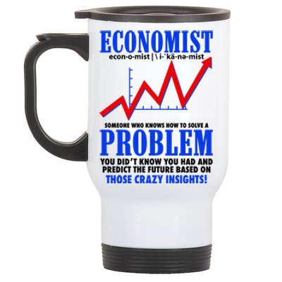 Economist Definition Stainless Steel Travel Mug