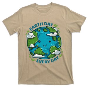 Earth Day Every Day Cute Environmental Light T-Shirt