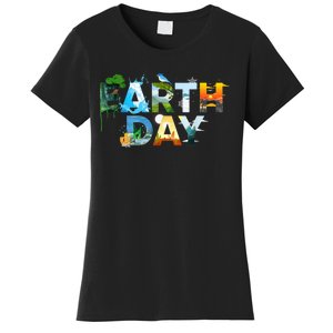 Earth Day Environmental Protection Save Tree & Animals Women's T-Shirt