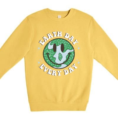 Earth Day Everyday Protect Our Planet Save Mother Earth Cool Gift Premium Crewneck Sweatshirt