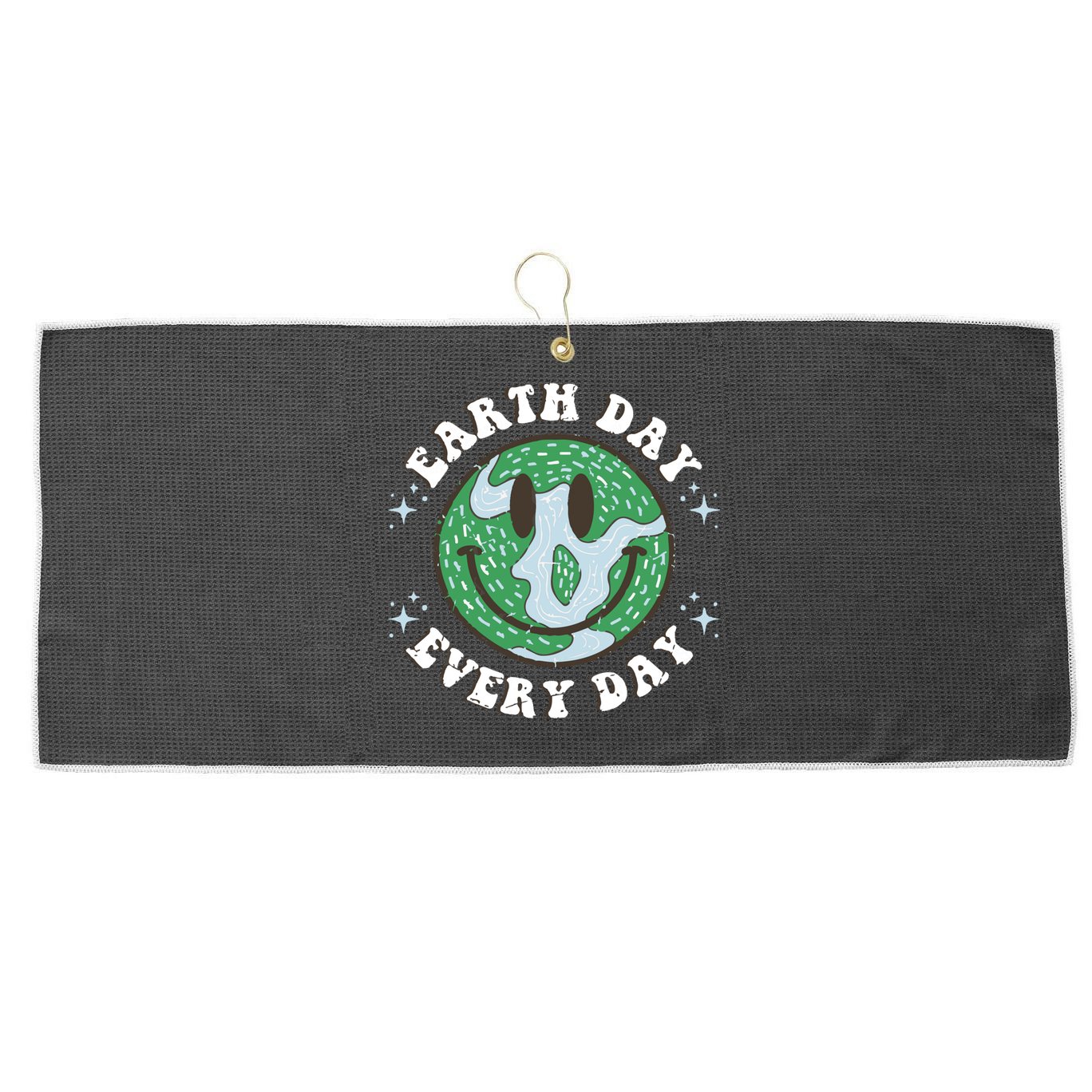 Earth Day Everyday Protect Our Planet Save Mother Earth Cool Gift Large Microfiber Waffle Golf Towel