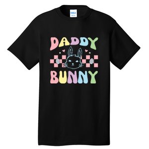 Easter Day Funny Daddy Bunny Retro Easter Father's Day Tall T-Shirt